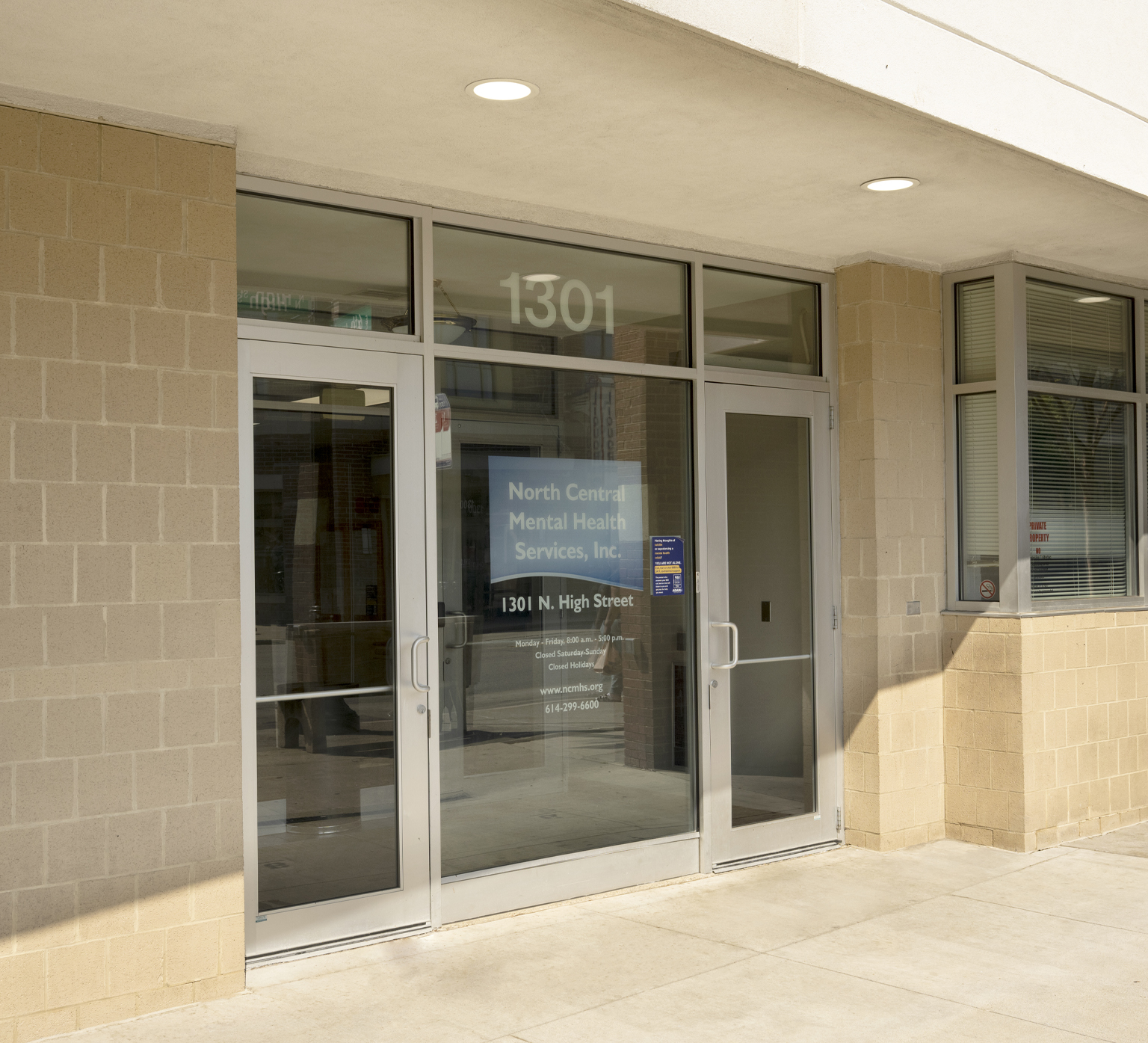 Main entrance for Central Intake